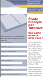 Mobile Screenshot of cours-bibliques.net